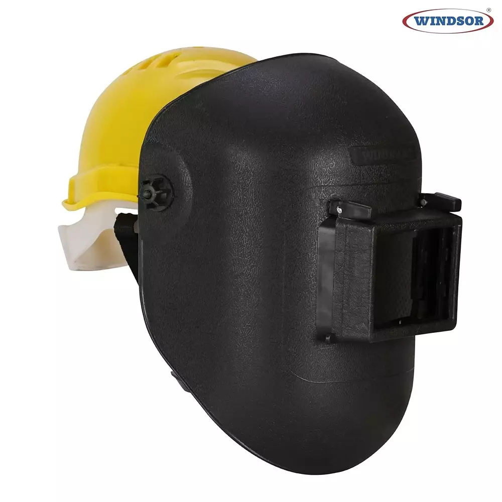 Windsor Welding Helmet Without Glass Regular Closure Type Black, PI-3BC4-AGJR
