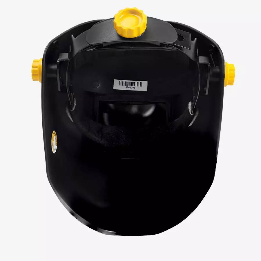 karam-welding-helmet-with-clear-polycarbonate-lens-ir11-lens-polypropylene-body-black-yellow-color-es61