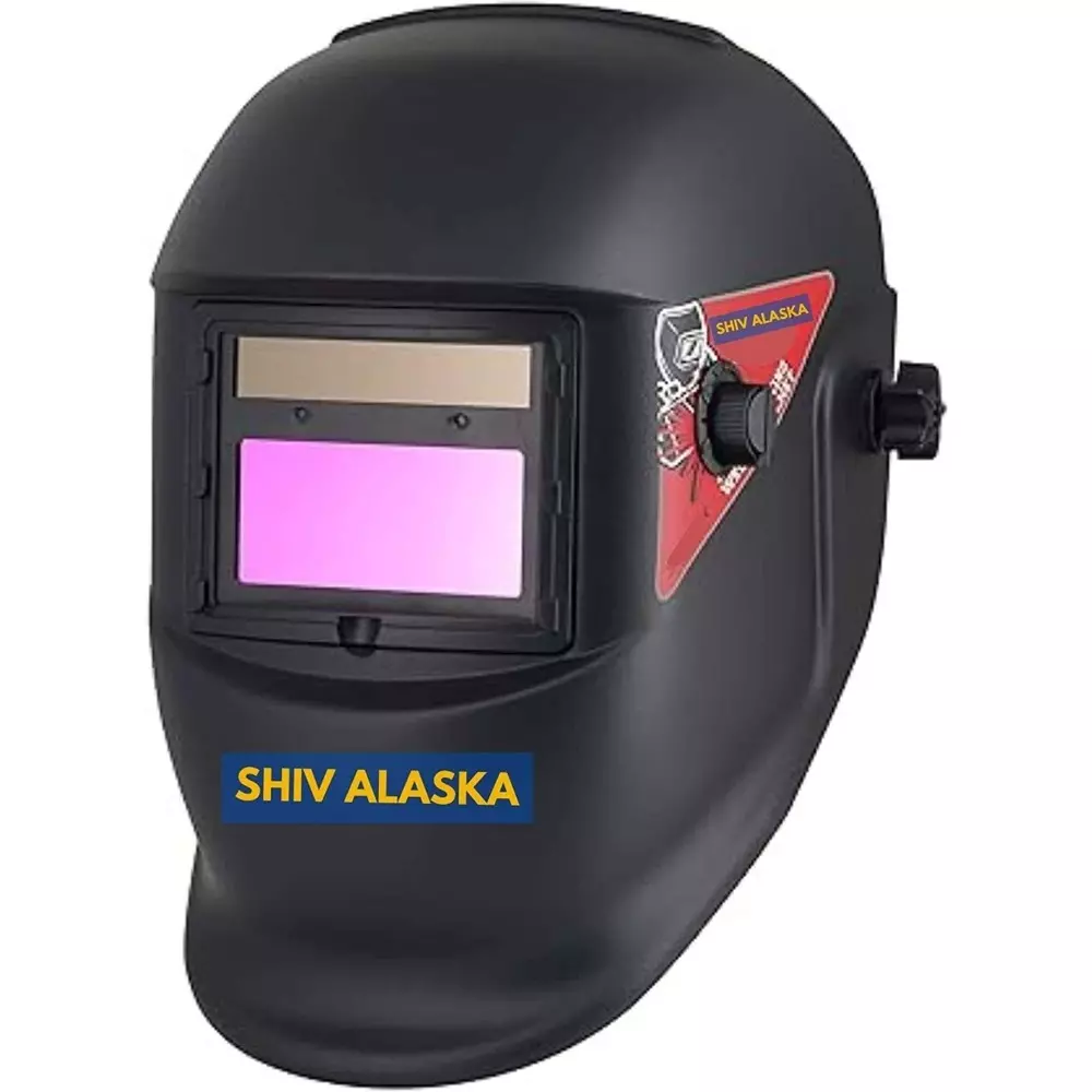 SHIV ALASKA Solar Power Welding Helmet Polypropylene Free Size for Laser Welding Machine