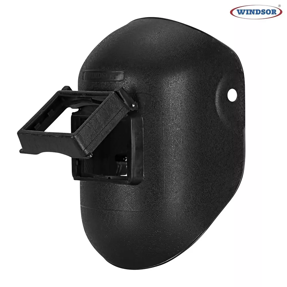 Windsor Full Face Welding Helmet Free Size Light Weight Hand Closure Type Black, 807_Head_Loose_