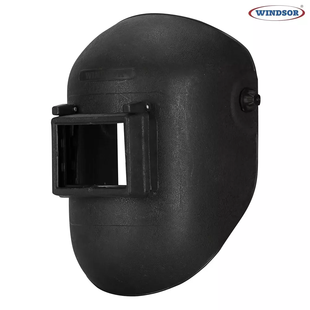 Windsor Full Face Welding Helmet Free Size Light Weight Hand Closure Type Black, 805_Head_PII