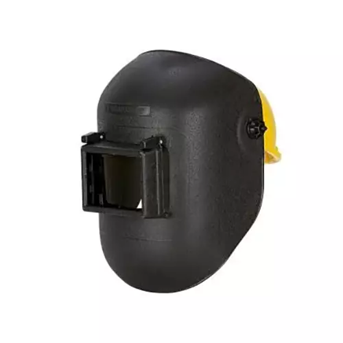 Windsor Welding Helmet With Nape Safety 9x17 Inch Ratchet Closure Type Black and Yellow, PII-804-Nape