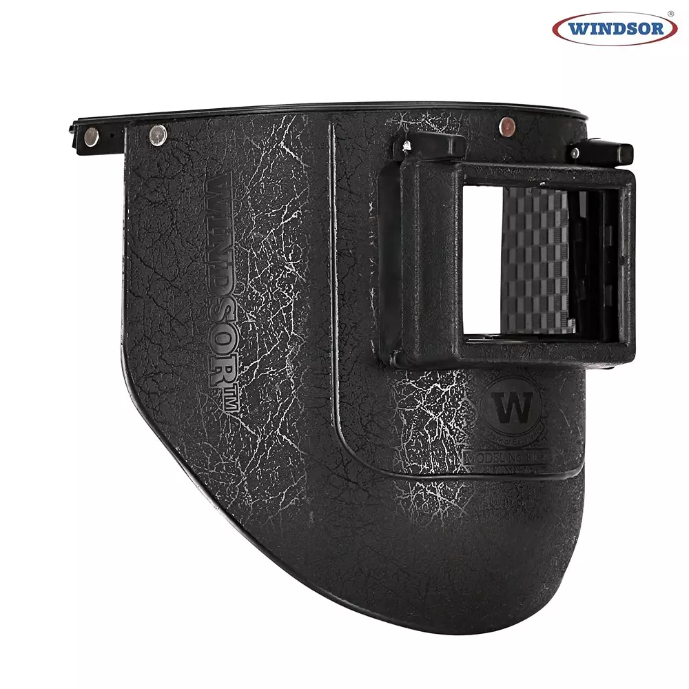 Windsor Welding Helmet Spring Free Size Light Weight Hand Closure Type Black