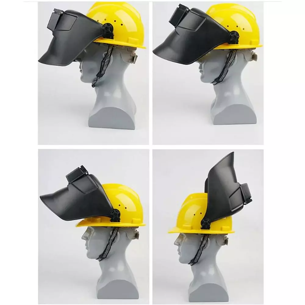 shiv-alaska-flip-up-adjustable-welding-safety-helmet-polypropylene-black-yellow-free-size-for-welding-work