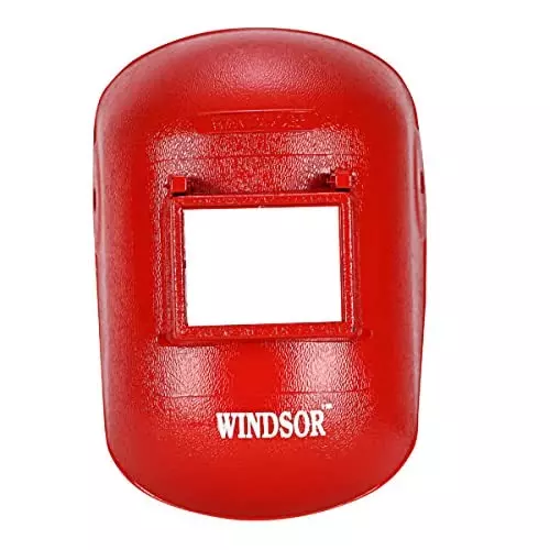 Windsor Painted Welding Helmet 9x12 inch Ratchet Closure Type Red