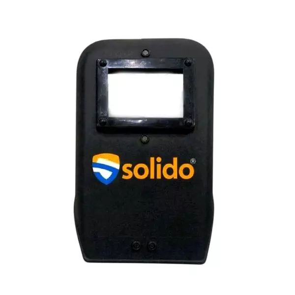 Solido by L&T Welding Sheild 85 x 110 mm Lens Size 2 mm Shell Thickness Black Color, WeldLoc