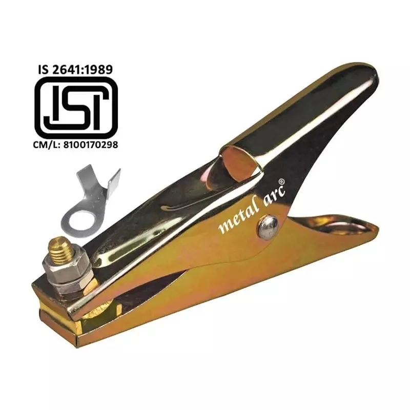 Metal Arc Heavy Duty Professional Crocodile Earth Clamp ISI Marked for Welding, Holding, Manual Welder Earth 400 A, ECMZ401W