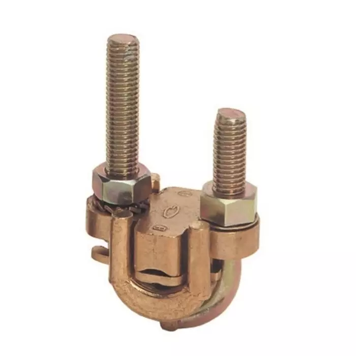 MECATRACTION Brass Earth Clamp Max. Conductor Size 2 x 120 mm 43 mm, SE2-120 (Pack of 10)