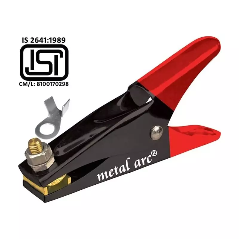 Metal Arc Heavy Duty Professional Crocodile Earth Clamp ISI Marked for Welding and Holding Purpose 400 A, ECML401Wi