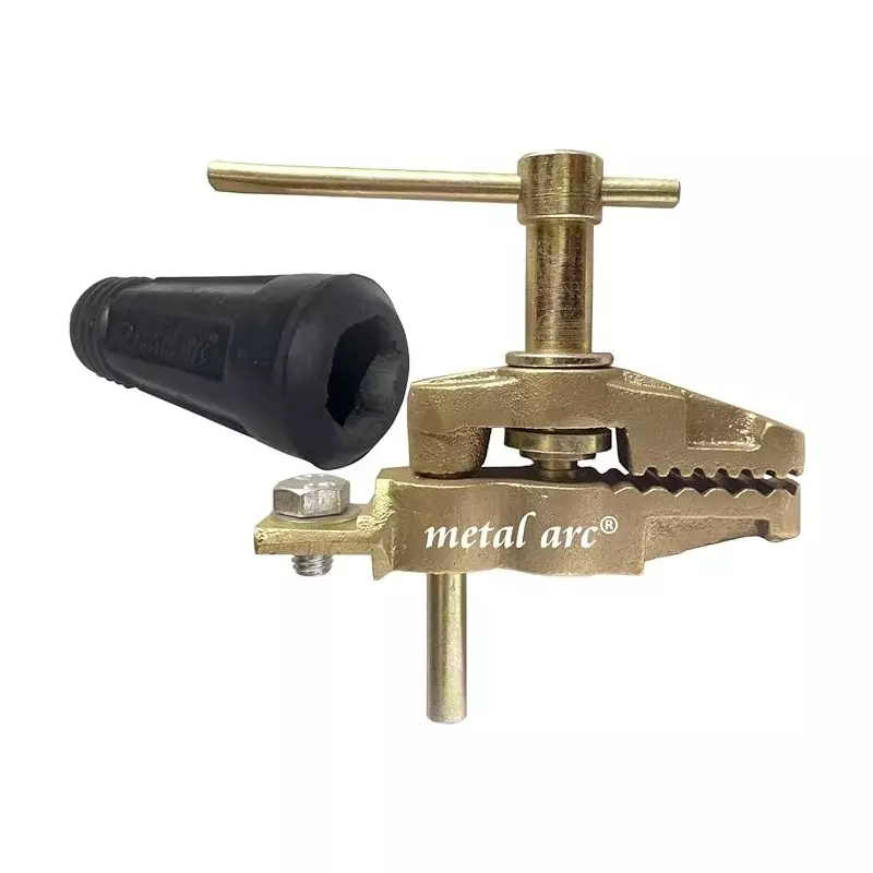 Metal Arc Heavy Duty Clamp Down Crocodile Jaw Manual Welding Earth Clamp ISI Marked for Welding and Holding Purpose 600 A, ST1BB7Li
