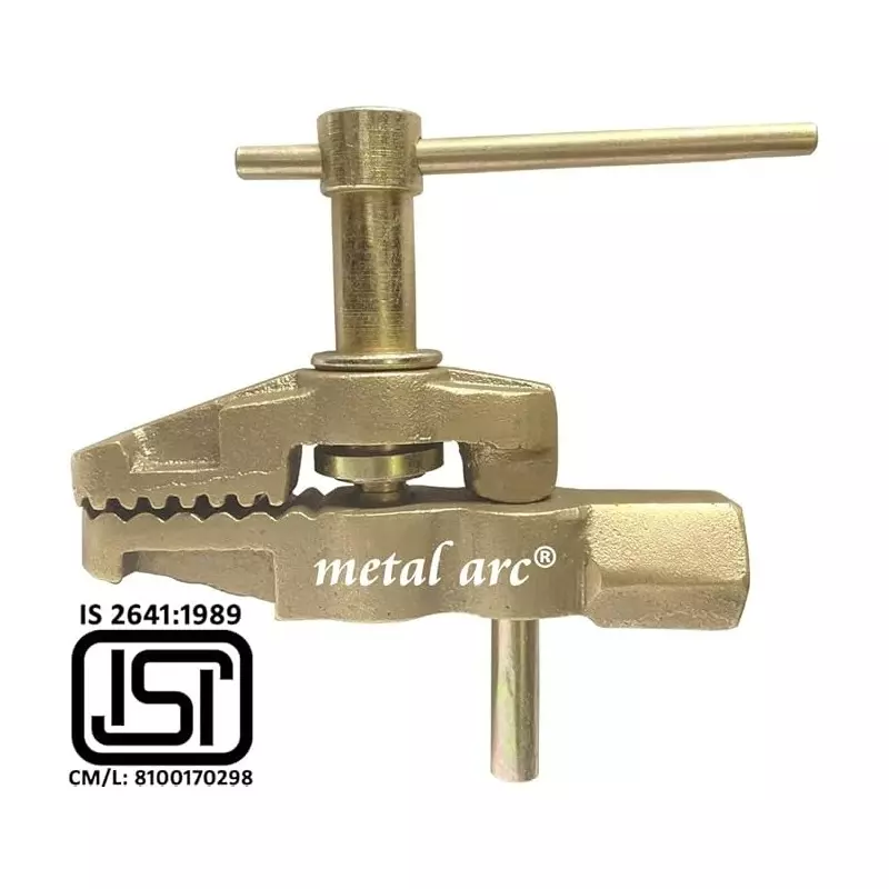 Metal Arc Heavy Duty Clamp Down Crocodile Jaw Manual Welding Earth Clamp ISI Marked for Welding and Holding Purpose 600 A, ST1BB7B
