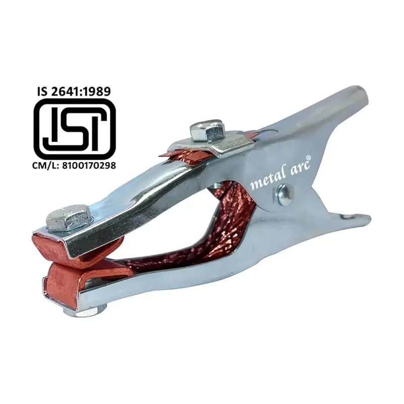 Metal Arc Heavy Duty Professional Crocodile Earth Clamp ISI Marked for Welding and Holding Purpose 400 A, ECML302