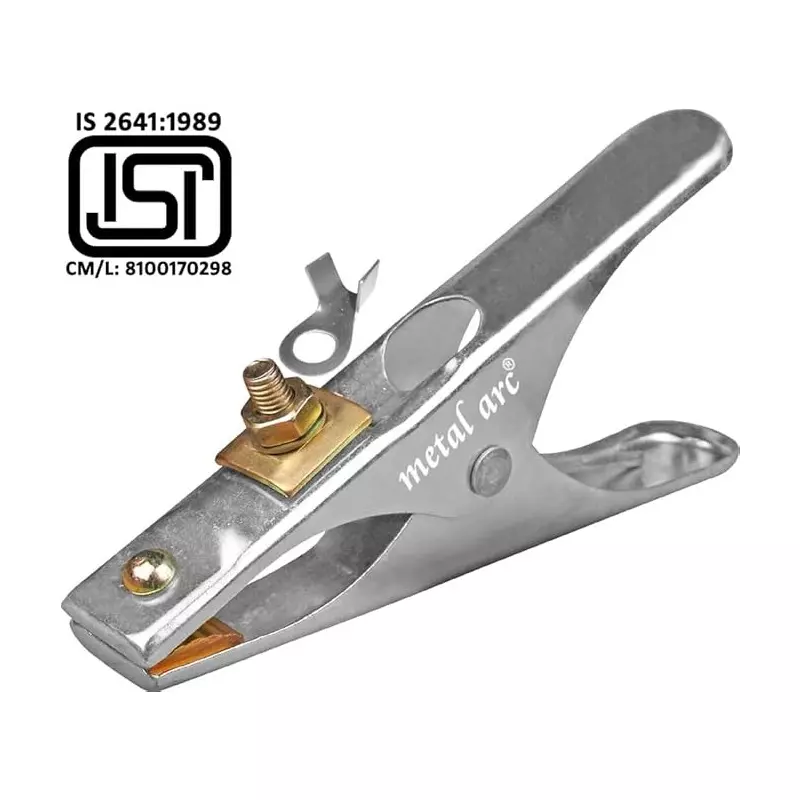 Metal Arc Heavy Duty Crocodile Earth Clamp ISI Marked for Welding, Holding, Manual Welder Earth 200 A, ECMZ152W