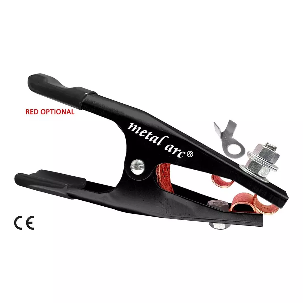 metal-arc-crocodile-earth-clamp-with-washer-kit-powder-coating-brass-black-300-a-for-welding-earthing-grounding-use-ecml303wi
