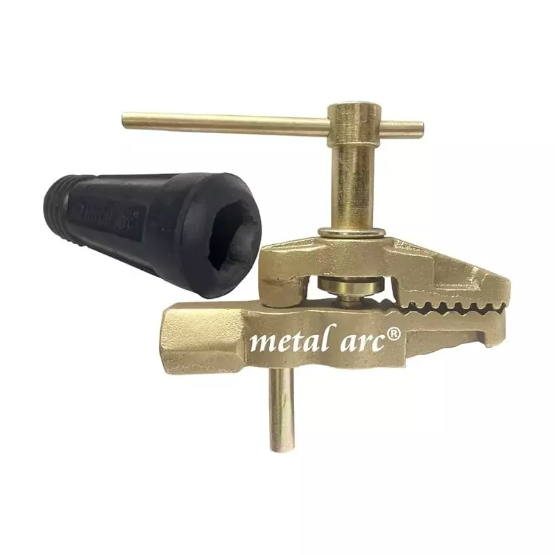 Metal Arc Heavy Duty Clamp Down Crocodile Jaw Manual Welding Earth Clamp ISI Marked for Welding and Holding Purpose 600 A, ST1BB7Bi