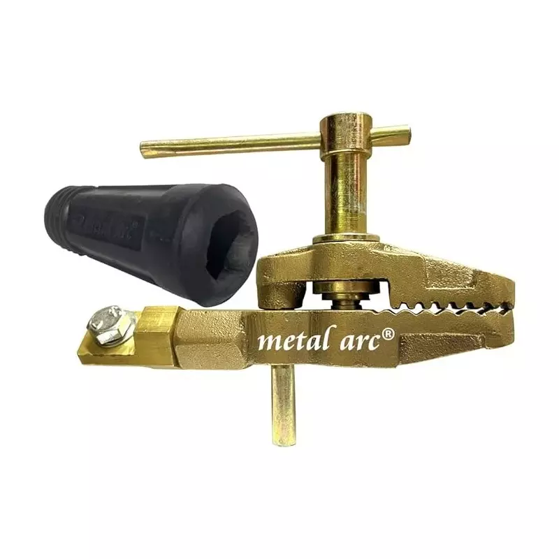 Metal Arc Heavy Duty Rotary Clamp Down Crocodile Jaw Manual Welding Earth Clamp ISI Marked for Welding and Holding Purpose 600 A, ST1BB7LRi