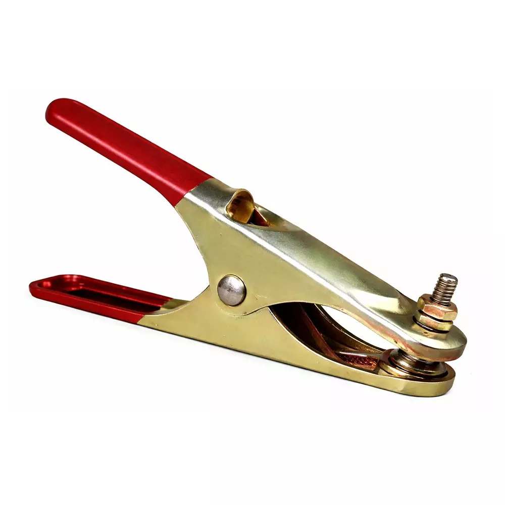 Prenav Earth Clamp 300-400 Amp Current Capacity Red & Golden Metallic for Industrial Use, (Pack of 108 Pcs)