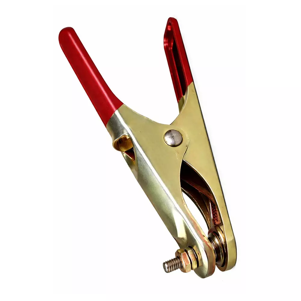 Prenav Earth Clamp 300-400 Amp Current Capacity Red & Golden Metallic for Industrial Use, (Pack of 108 Pcs)