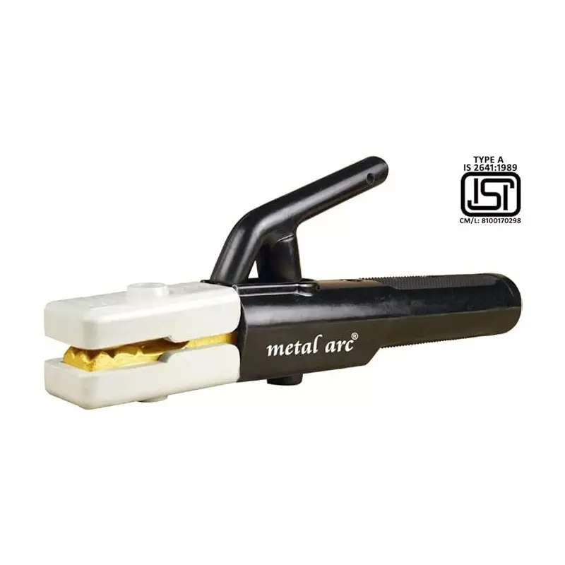 Metal Arc Electrode Holder German Design & Precision Heavy Duty Fully Insulated DE Series 600 A, DE-601