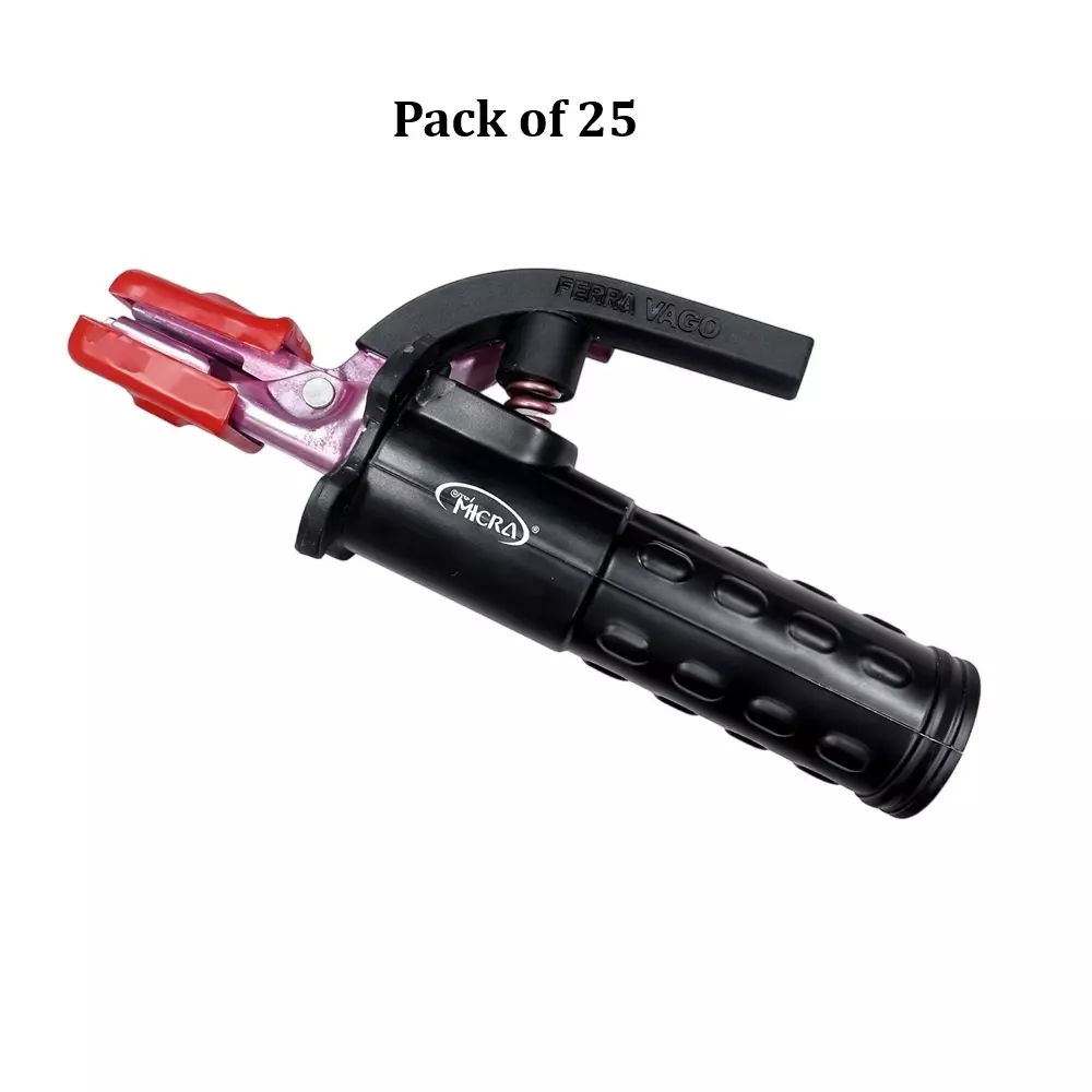 weld-micra-welding-electrode-holder-plastic-brass-600-1000-amp-current-capacity-red-black-for-industrial-use-xt-mini-pack-of-25-pcs