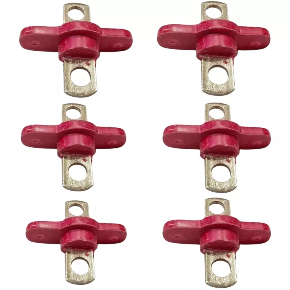 SHIV ALASKA Welding Machine Connection Earth Holder 450 Amp Copper ( (Pack of 6)