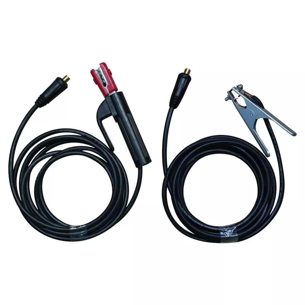 SHIV ALASKA Electrode Holder & Earthing Clamp with 5 m Cable 25 Sq.mm 35/50 mm Size for Inverter Welding Machine, TT.AIR_337