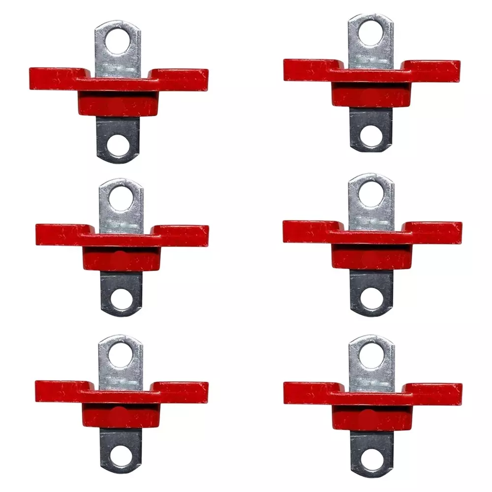 SHIV ALASKA Copper Connector Earth Holder Clamp with Rapid Fitting Socket for Transformer Welding Machine (Pack of 6 Pcs)