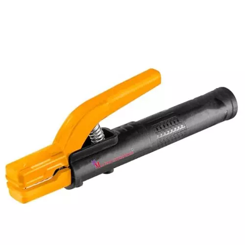 Malfah Enterprises Electrode Clamp Holder One-Handed Brass & Copper 500 A Current Rating for MMA Welding Machines, MFN (500 A)