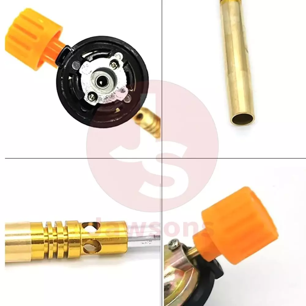 Jawsons Heat Blow Lamp Torch 1300°C Maximum Temperature with Adjustable Flame & Safety Locking Switch