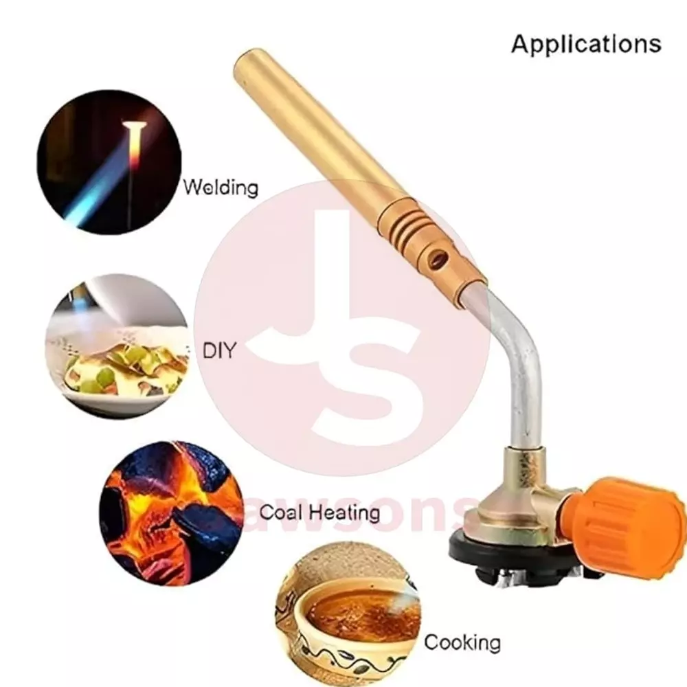 Jawsons Heat Blow Lamp Torch 1300°C Maximum Temperature with Adjustable Flame & Safety Locking Switch