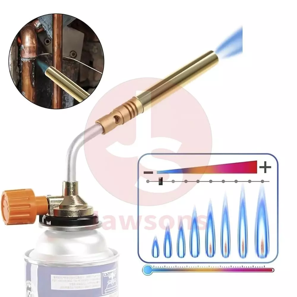 Jawsons Heat Blow Lamp Torch 1300°C Maximum Temperature with Adjustable Flame & Safety Locking Switch