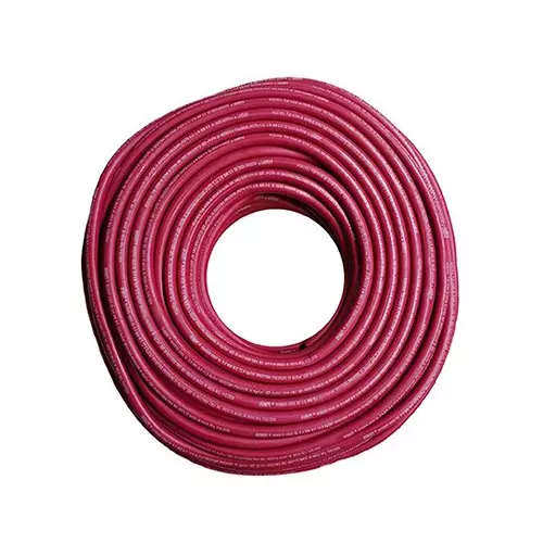 HMP Rubber Hose Pipe 12.5 Bar Working Pressure 8 mm (0.31 inch) Hose Size Red