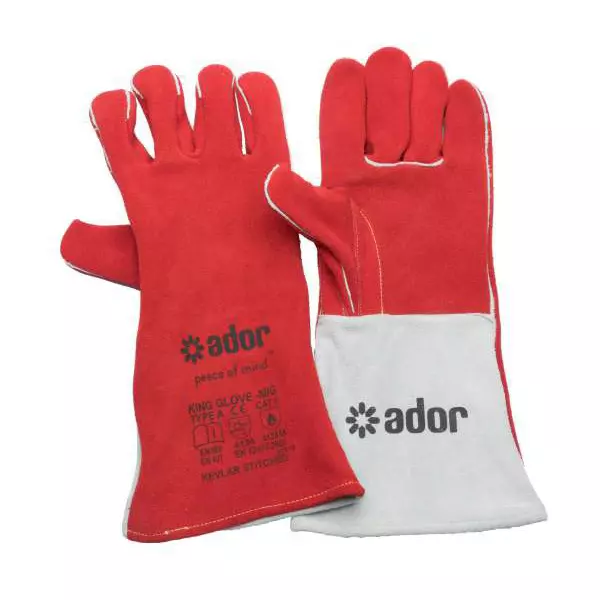 Ador Welding Chrome Leather Welding Glove, King Glove - MIG