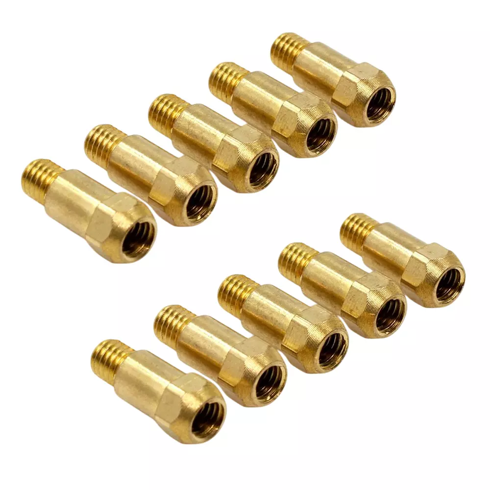 APS Contact Tip Socket Holder M6xM8 x 28 mm, Metal Body for Welding Torch, EC3003 (Pack of 10)