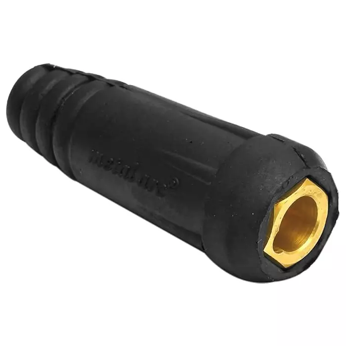 Metal Arc Female Welding Cable Connector Brass Golden 400 A for Welding, Earthing & Grounding Use, BREJ4F