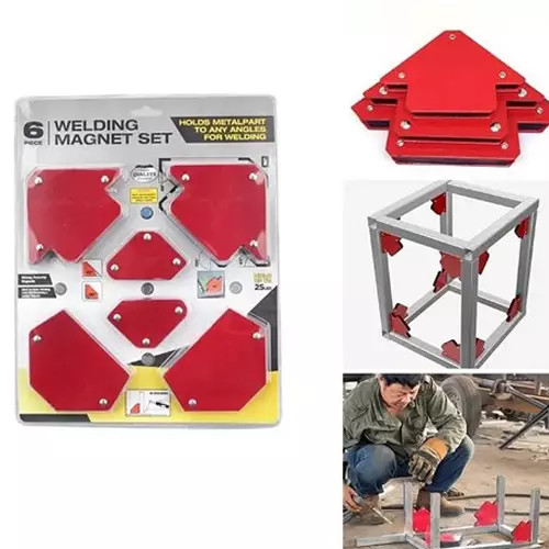 Schrodinger15 Welding Positioner Holder Locator Metal Red, SCHRO111063 (Pack of 6 pcs)
