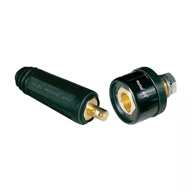 Metal Arc Machine Socket with Male Cable Connector Combo 600 A, CF601