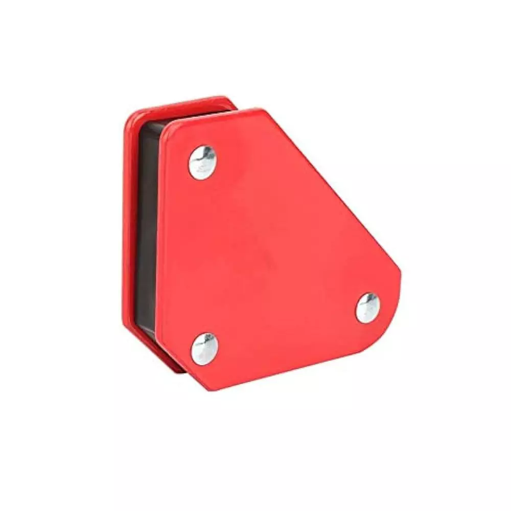 Kizer Small Square Magnetic Welding Holder Clamp 3 Inch (76.2 mm) Size Red for Industrial Use, KZ-58