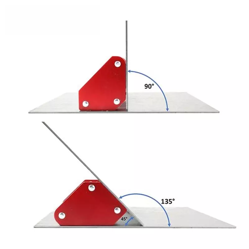 kizer-small-square-magnetic-welding-holder-clamp-3-inch-762-mm-size-red-for-industrial-use-kz-58