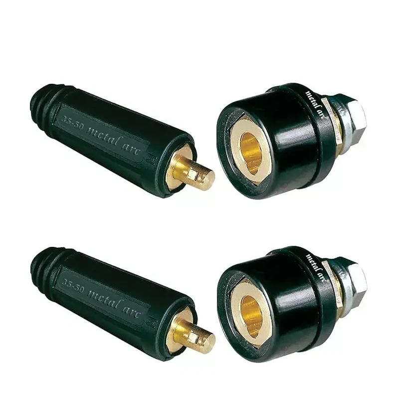 Metal Arc Machine Socket with Male Cable Connector Combo 300 A, CE301 (Pack of 2)