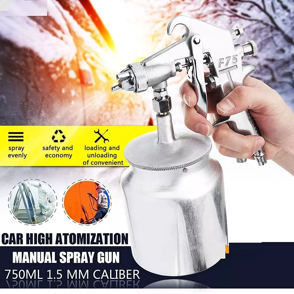 shiv-alaska-suction-feed-paint-spray-gun-600-ml-reservoir-capacity-300-lpm-15-mm-maximum-tip-size