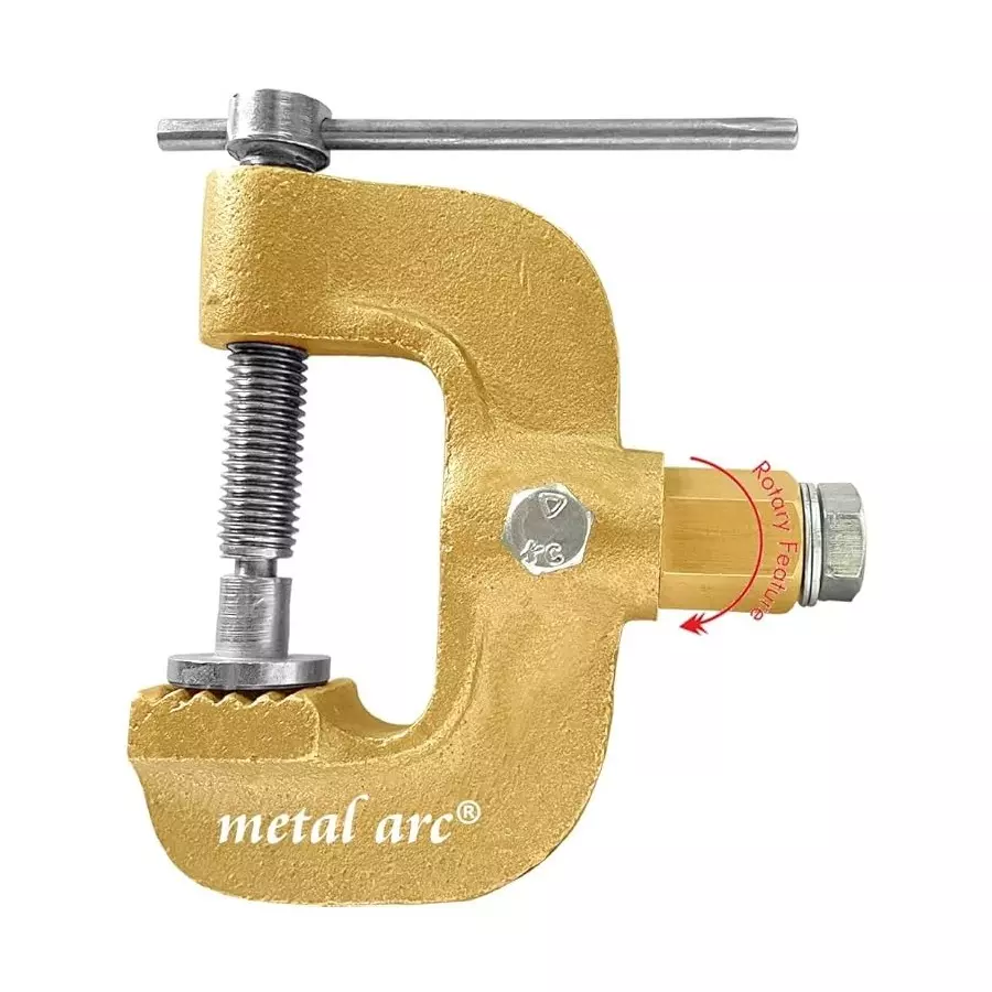 Metal Arc Heavy Duty Rotary Xtreme C Type Welding Clamp ISI Marked ST2 Series 800 A, ST2B6RL