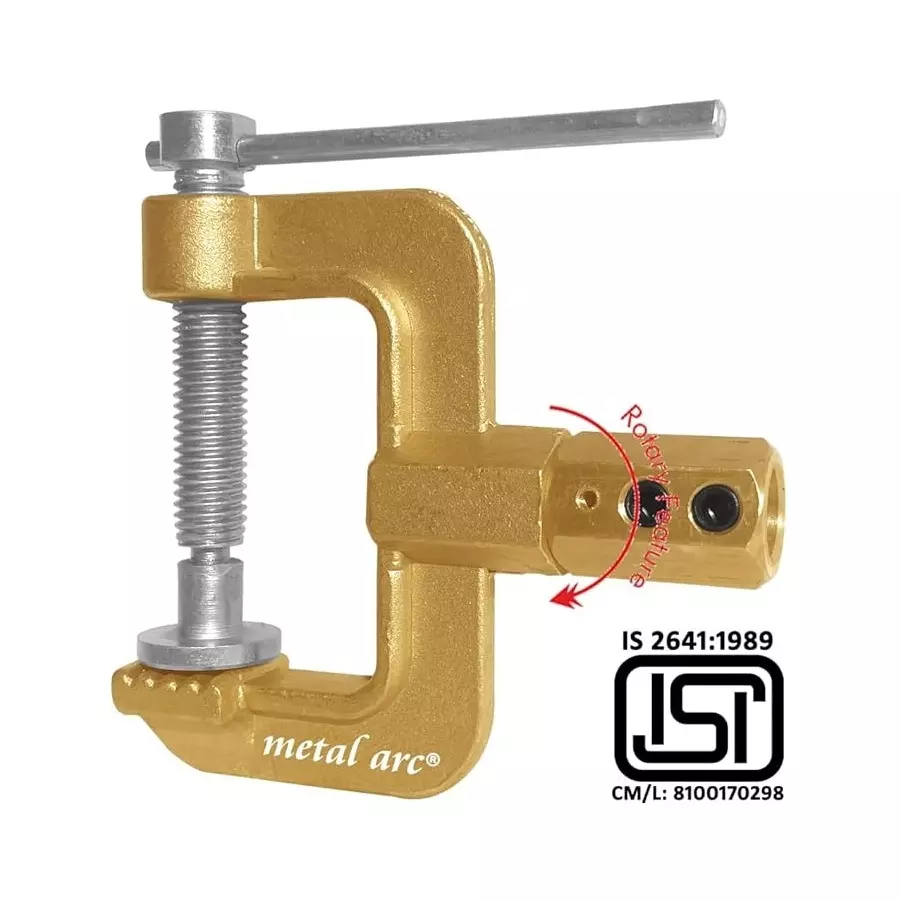 Metal Arc Heavy Duty Rotary Professional C Type Welding Clamp ISI Marked ST4 Series 800 A, ST4B5RL