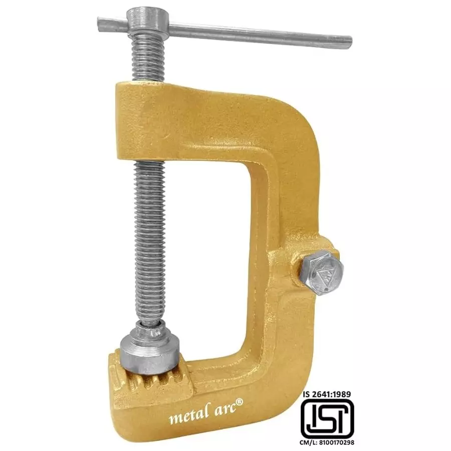 Metal Arc Heavy Duty Professional C Type Welding Clamp ISI Marked ST4 Series 1000 A, ST4B8H1
