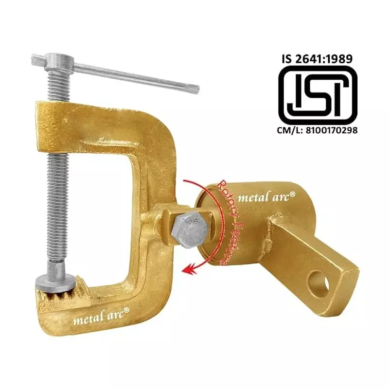 Metal Arc Heavy Duty Rotary Ultra Professional C Type Welding Clamp ISI Marked ST4 Series 2000 A, ST4B8RR1