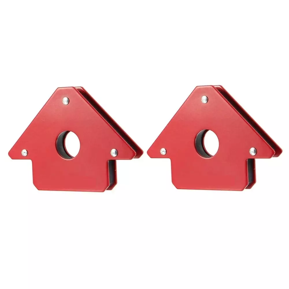 Kizer Arrow Magnetic Welding Holder Clamp 4 Inch (101.6 mm) Size Red for Industrial Use, KZ-126 (Pack of 2 Pcs)