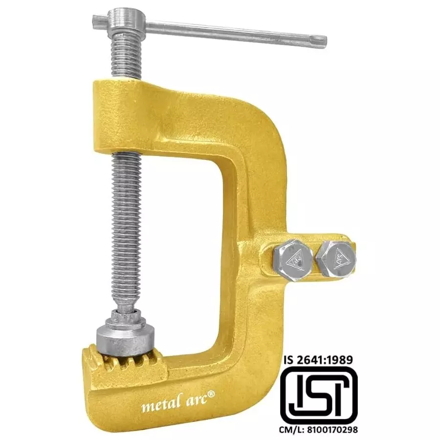 Metal Arc Heavy Duty Professional C Type Welding Clamp ISI Marked ST4 Series 1000 A, ST4B8D