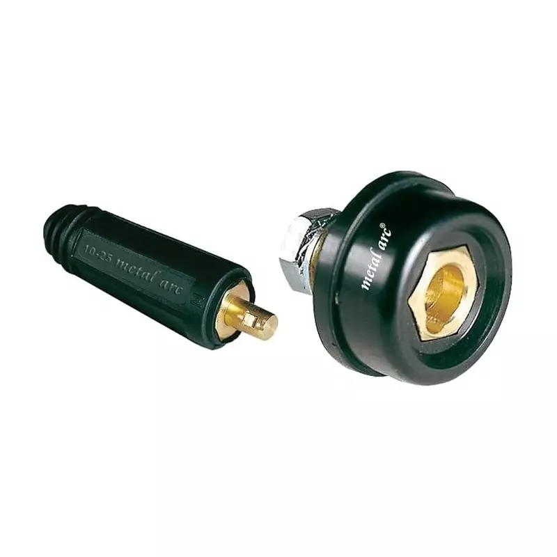 Metal Arc Machine Socket with Male Cable Connector Combo 200 A, CF201 (Pack of 2)