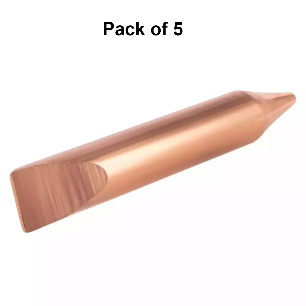 age-tech-single-wave-line-welding-joint-connector-straight-copper-coating-metal-alloy-for-industrial-mechanical-maintenance-x1-pack-of-5