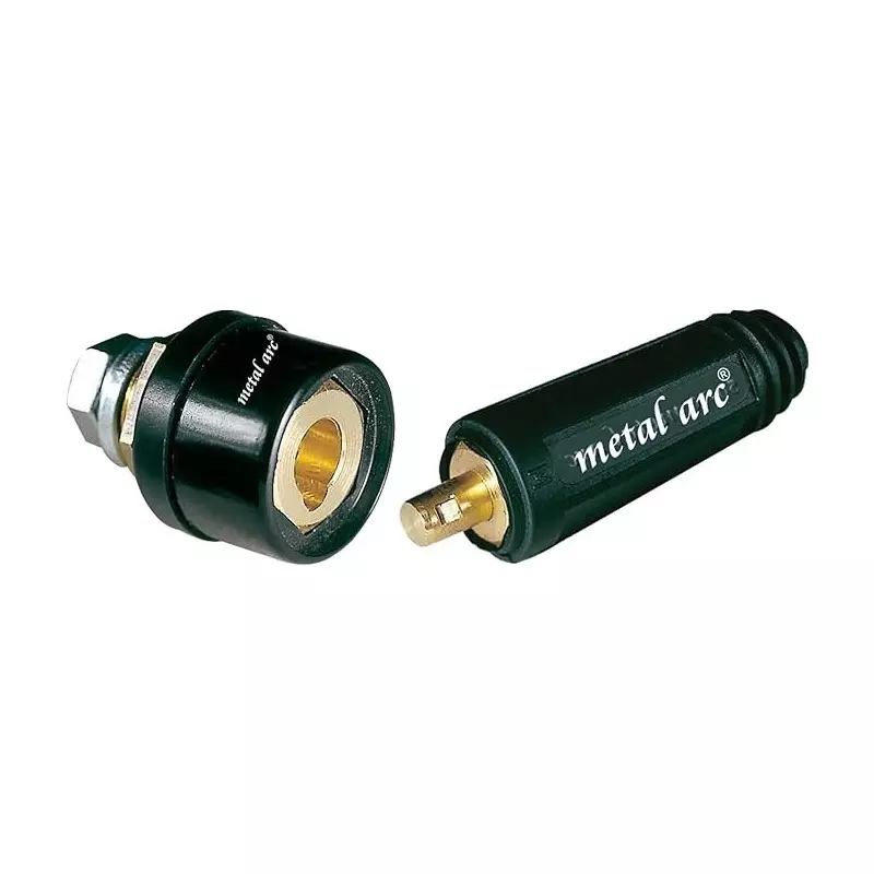 Metal Arc Machine Socket with Male Cable Connector Combo 400 A, CF401